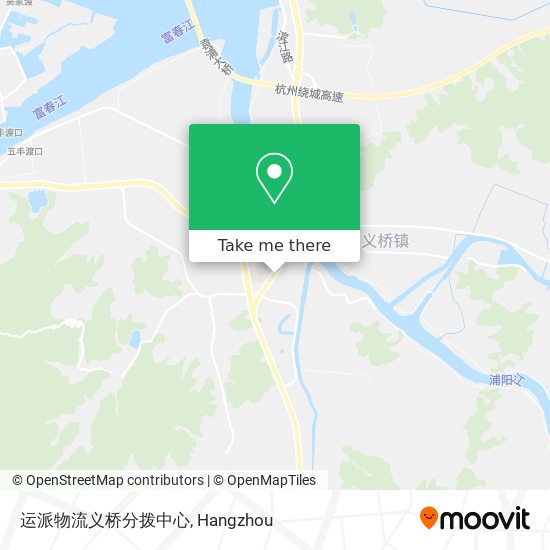 运派物流义桥分拨中心 map