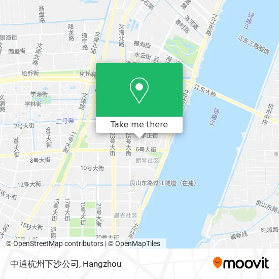 中通杭州下沙公司 map
