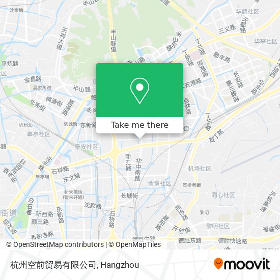 杭州空前贸易有限公司 map