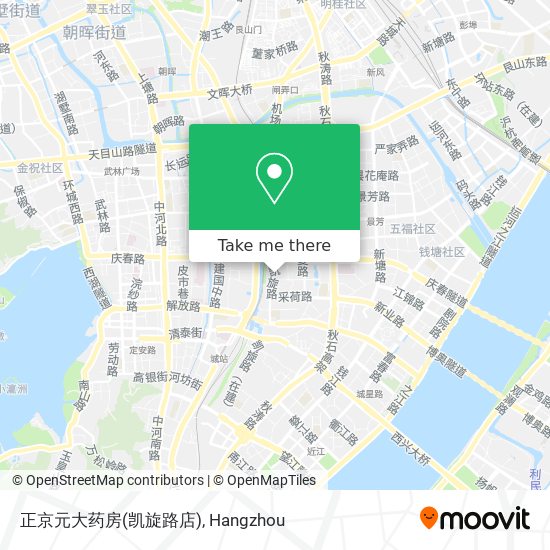 正京元大药房(凯旋路店) map