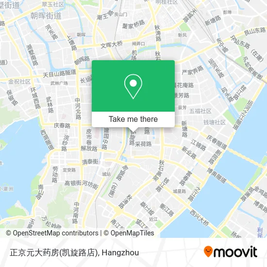 正京元大药房(凯旋路店) map