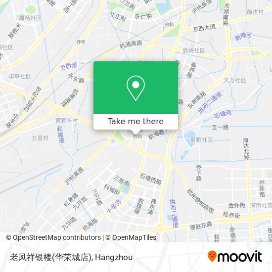 老凤祥银楼(华荣城店) map