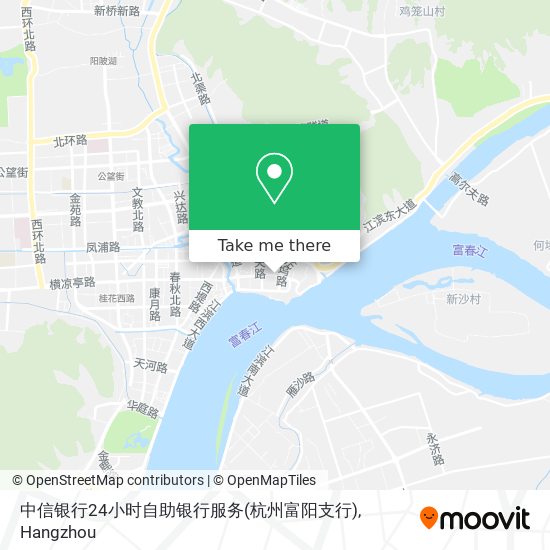 中信银行24小时自助银行服务(杭州富阳支行) map