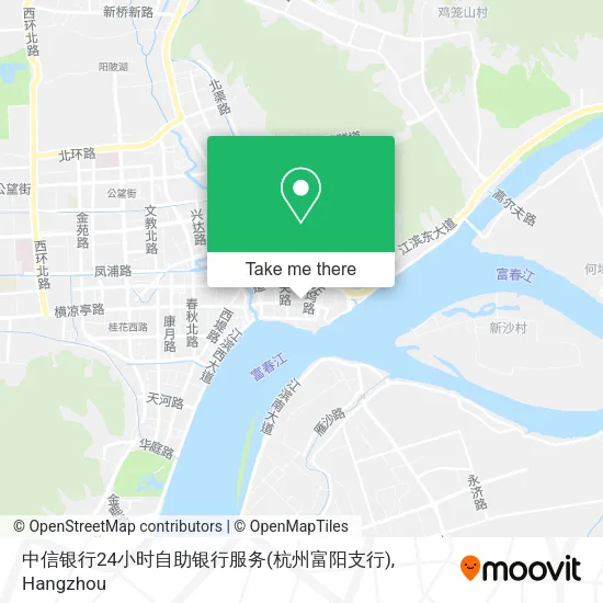 中信银行24小时自助银行服务(杭州富阳支行) map