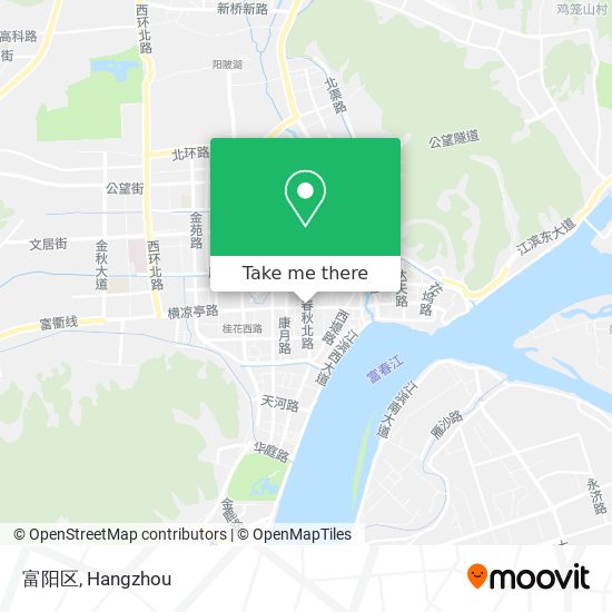 富阳区 map