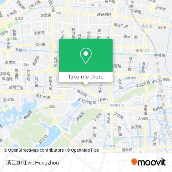 滨江御江南 map