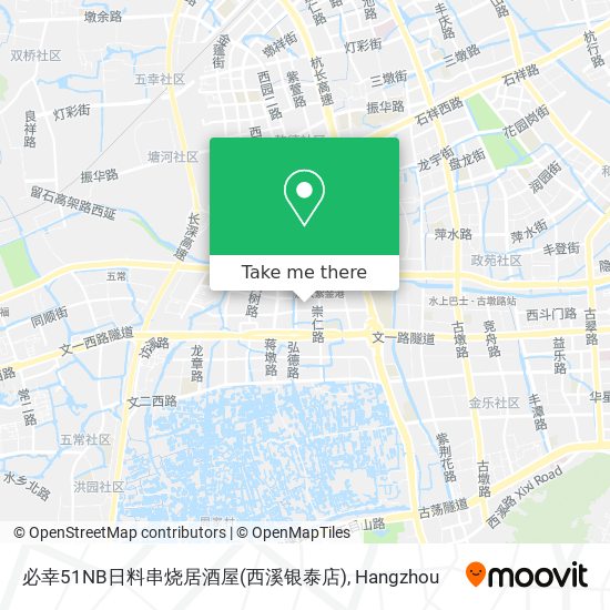 必幸51NB日料串烧居酒屋(西溪银泰店) map