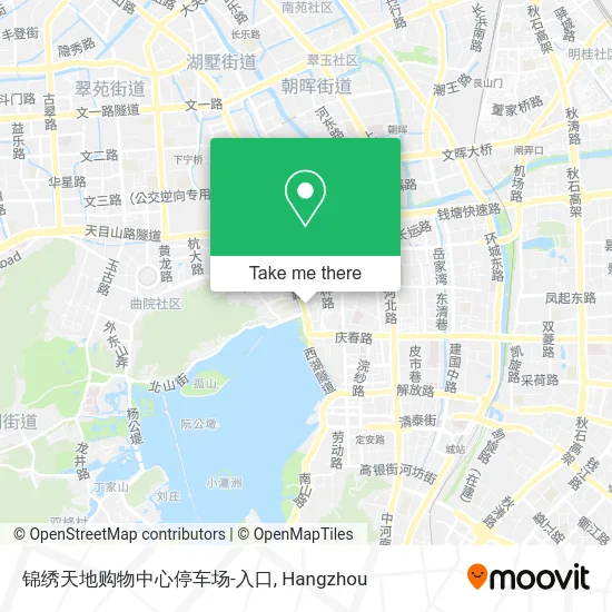 锦绣天地购物中心停车场-入口 map