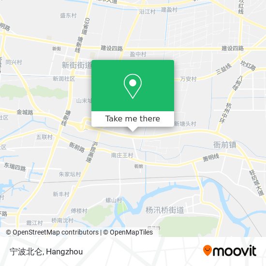 宁波北仑 map