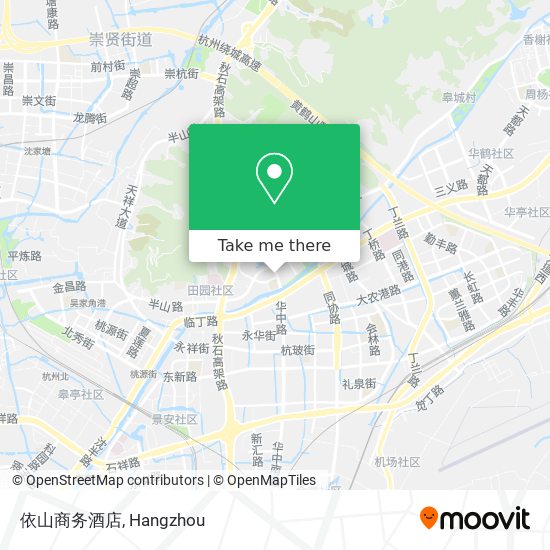 依山商务酒店 map