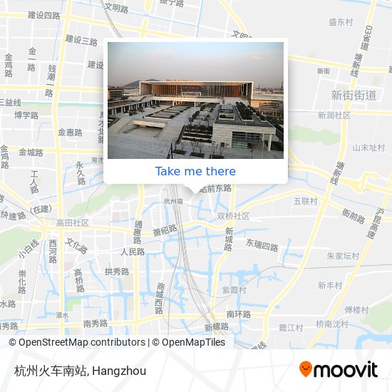 杭州火车南站 map