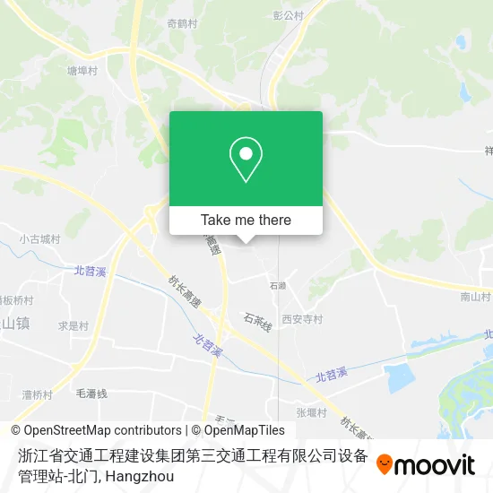 浙江省交通工程建设集团第三交通工程有限公司设备管理站-北门 map