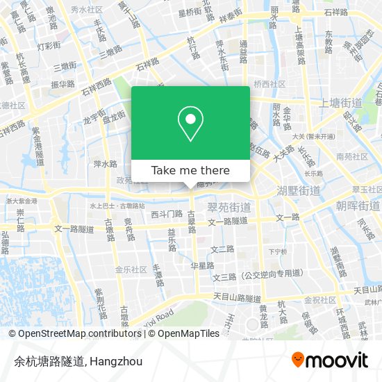 余杭塘路隧道 map