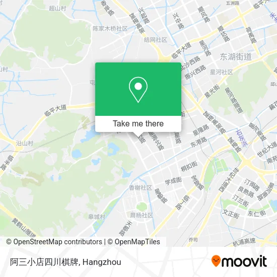 阿三小店四川棋牌 map