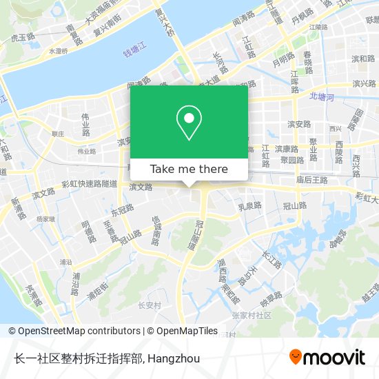 长一社区整村拆迁指挥部 map