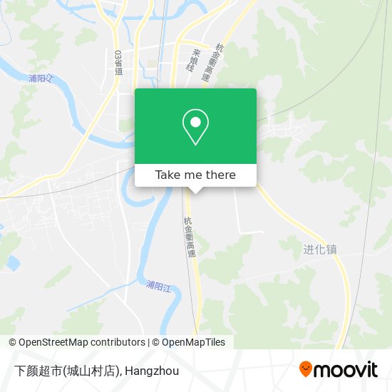 下颜超市(城山村店) map