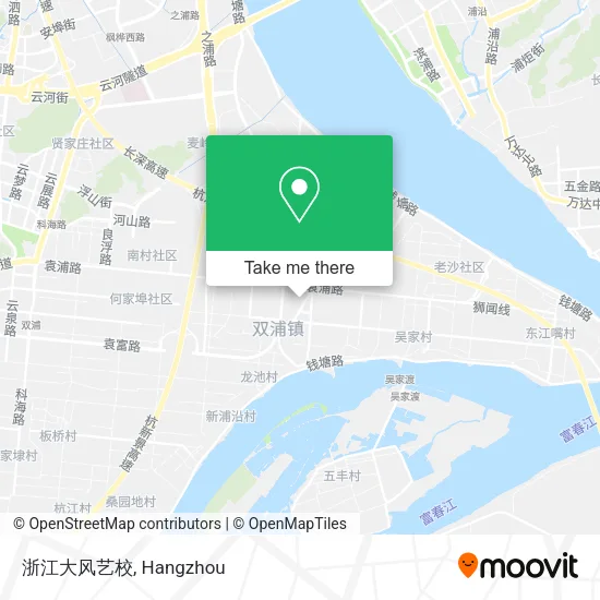 浙江大风艺校 map