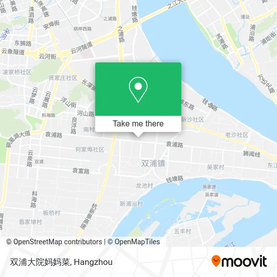 双浦大院妈妈菜 map