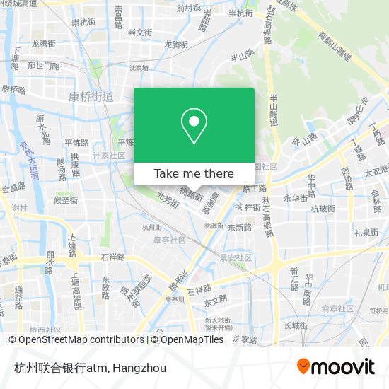 杭州联合银行atm map