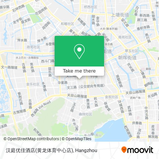 汉庭优佳酒店(黄龙体育中心店) map