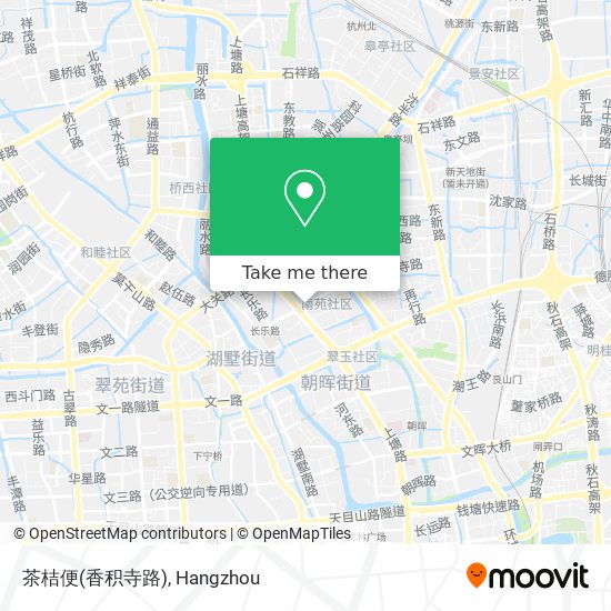 茶桔便(香积寺路) map