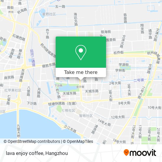 lava enjoy coffee map