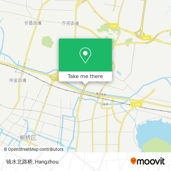 镜水北路桥 map