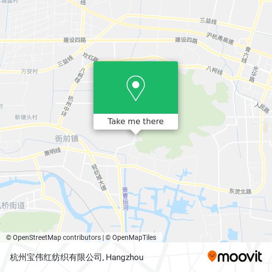 杭州宝伟红纺织有限公司 map