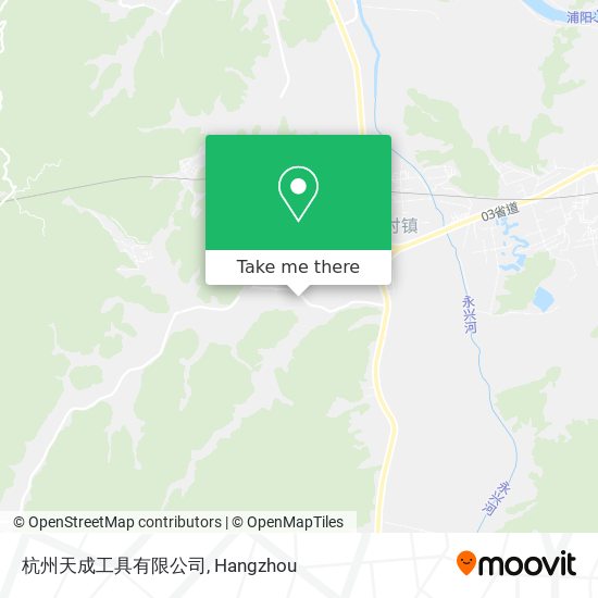 杭州天成工具有限公司 map