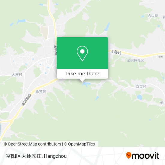 富阳区大岭农庄 map