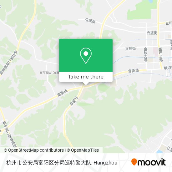 杭州市公安局富阳区分局巡特警大队 map