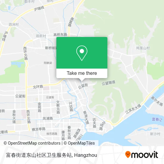 富春街道东山社区卫生服务站 map
