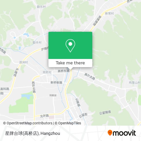 星牌台球(高桥店) map