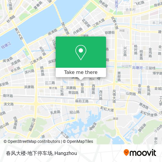 春风大楼-地下停车场 map