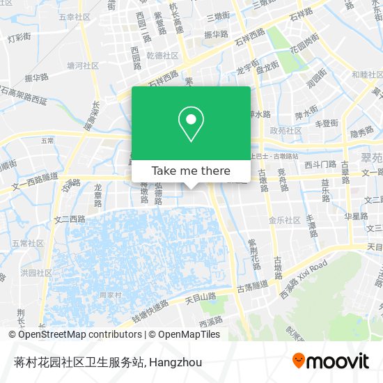 蒋村花园社区卫生服务站 map