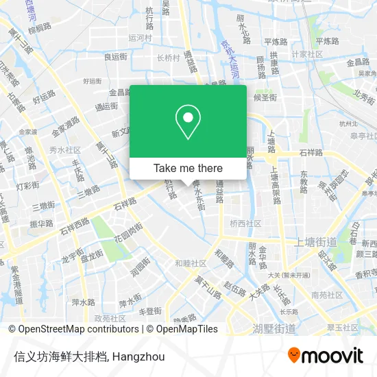 信义坊海鲜大排档 map