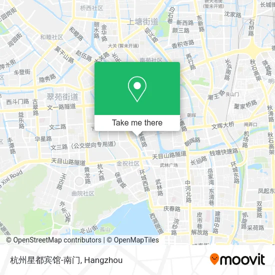 杭州星都宾馆-南门 map