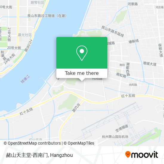 赭山天主堂-西南门 map