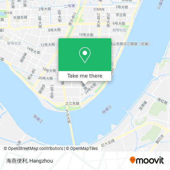 海燕便利 map