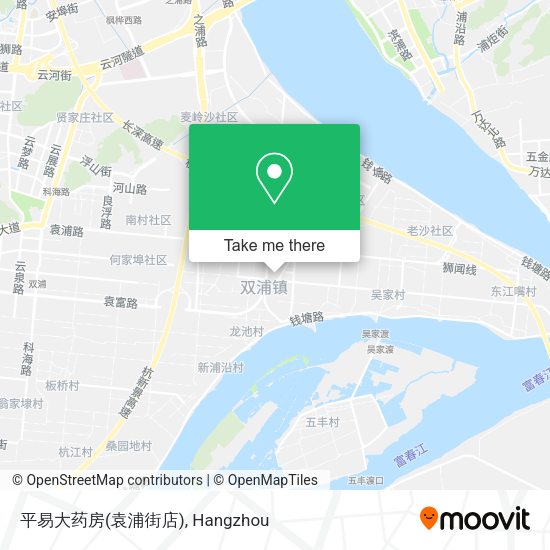 平易大药房(袁浦街店) map