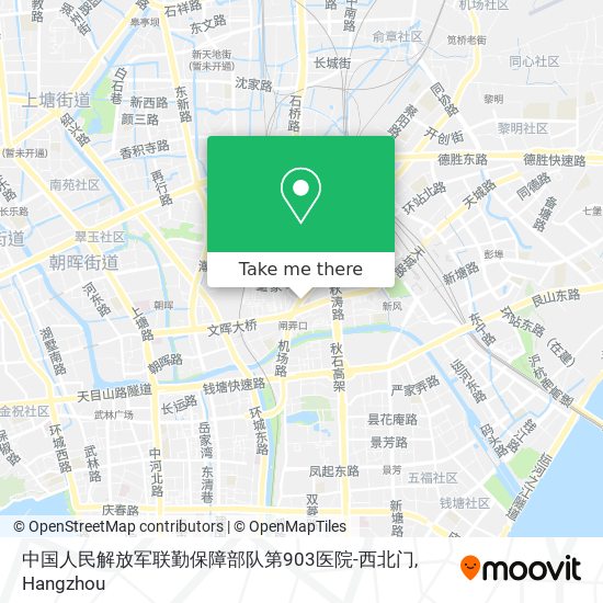 中国人民解放军联勤保障部队第903医院-西北门 map