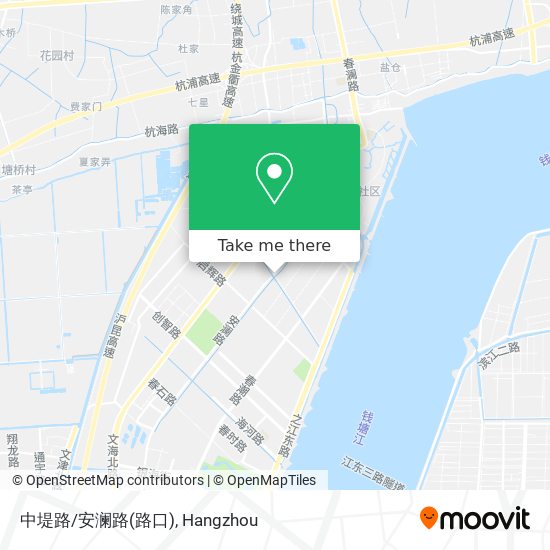 中堤路/安澜路(路口) map