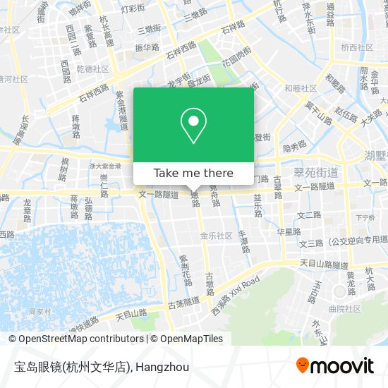 宝岛眼镜(杭州文华店) map