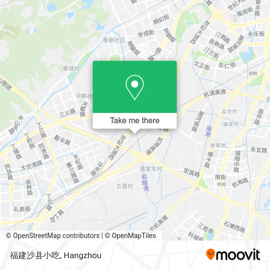 福建沙县小吃 map
