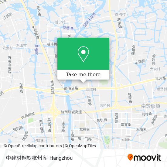 中建材钢铁杭州库 map