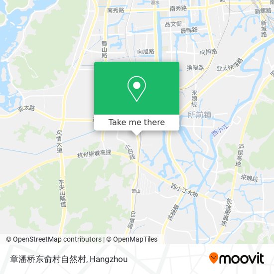 章潘桥东俞村自然村 map