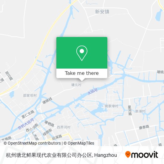 杭州塘北鲜果现代农业有限公司办公区 map