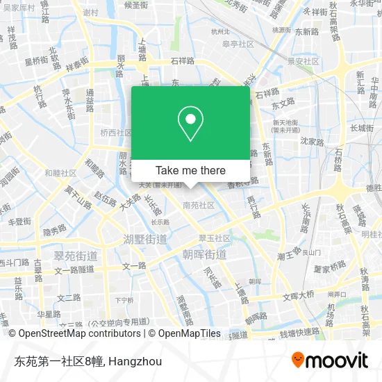 东苑第一社区8幢 map