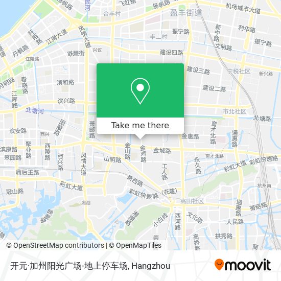 开元·加州阳光广场-地上停车场 map