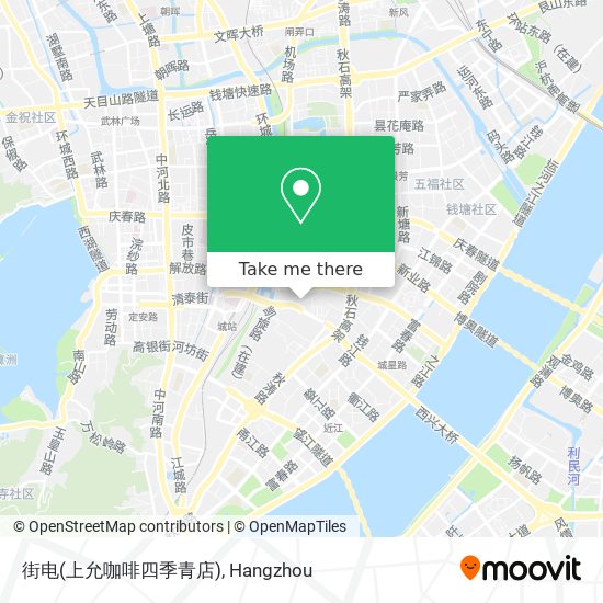 街电(上允咖啡四季青店) map